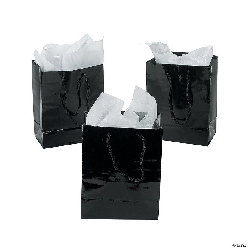 Small Black Gift Bags Oriental Trading