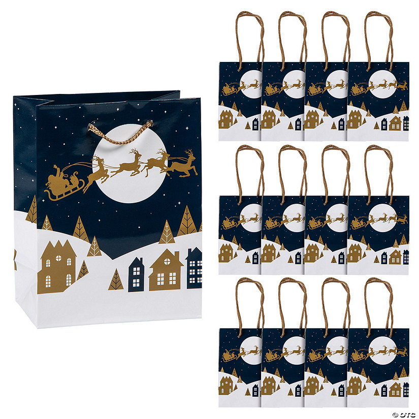 Small Christmas Night Gift Bags