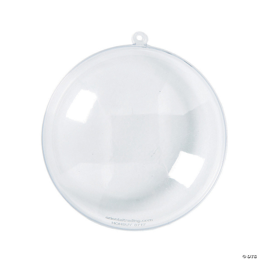 Small DIY Clear Disc Ornaments - 24 Pc. Image