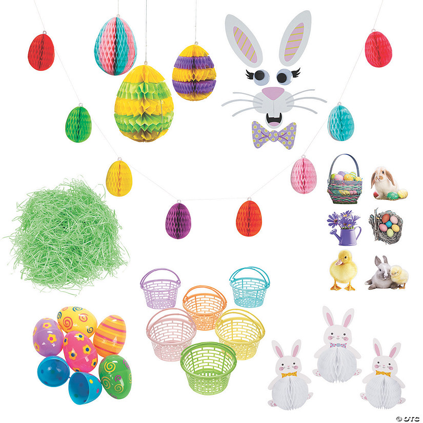 Small Office Easter D&#233;cor Kit - 30 Pc. Image
