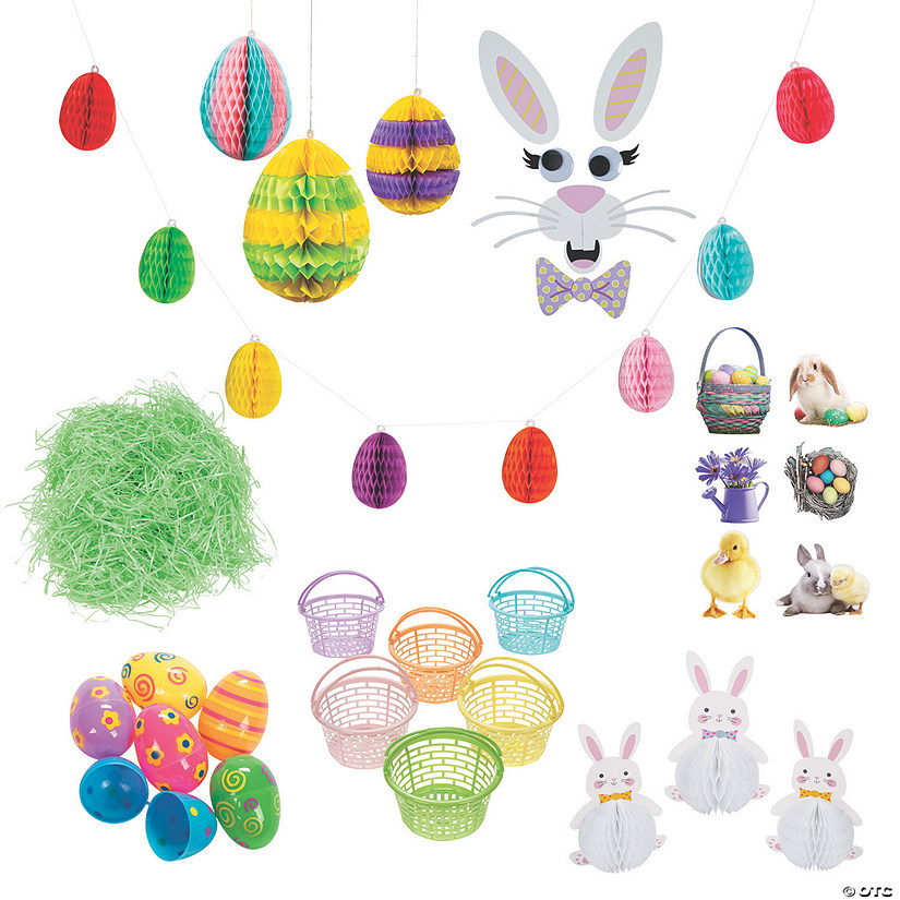 Small Office Easter Décor Kit 30 Pc. Oriental Trading