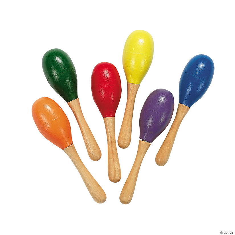 Small Painted Maracas Oriental Trading