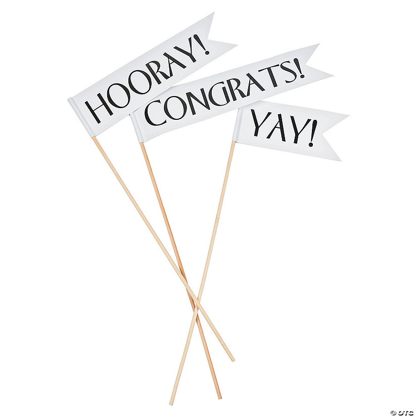 Small Paper Celebration Flags Image