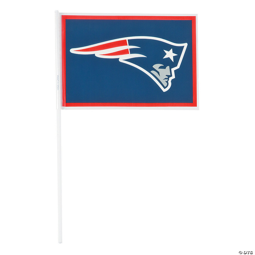 Small Plastic NFL® New England Patriots Flags | Oriental Trading