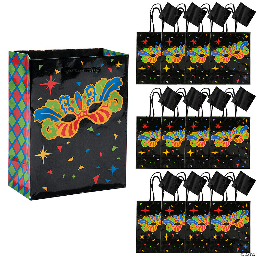 Small Rio Paper Gift Bags - 12 Pc. Image