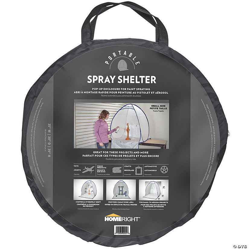 Small Spray Shelter-White 30"X36"X39" Image
