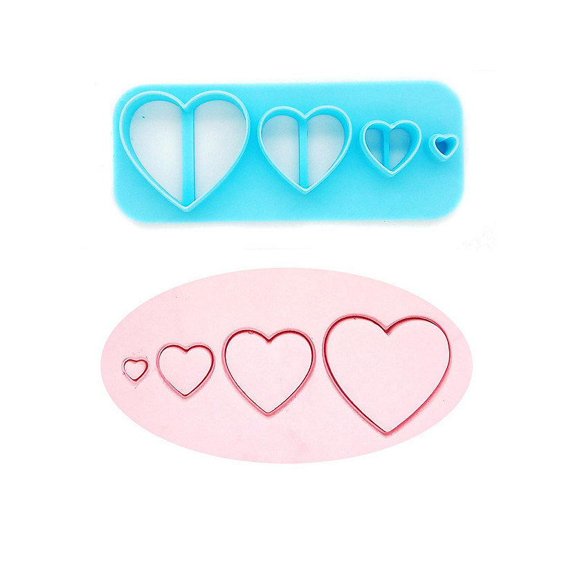 Small to Tiny Hearts Clay Cutter, 1 pc Image