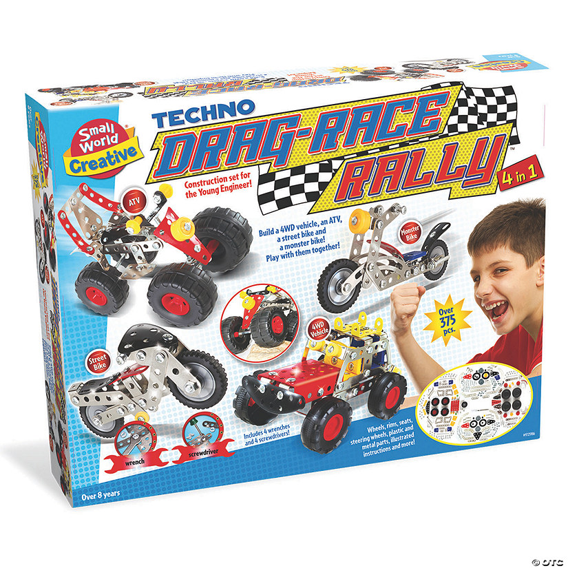 Small World Toys Techno Drag-Race Rally 4 in 1 Image