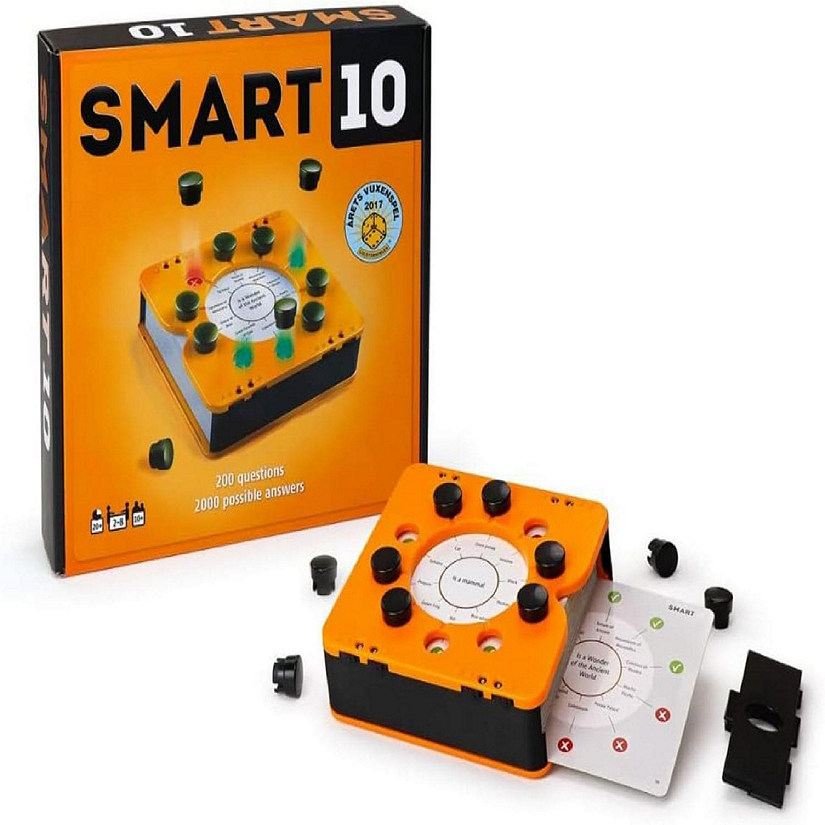 Smart 10 Pass and Play Trivia Game Perfect Family Board Game Image