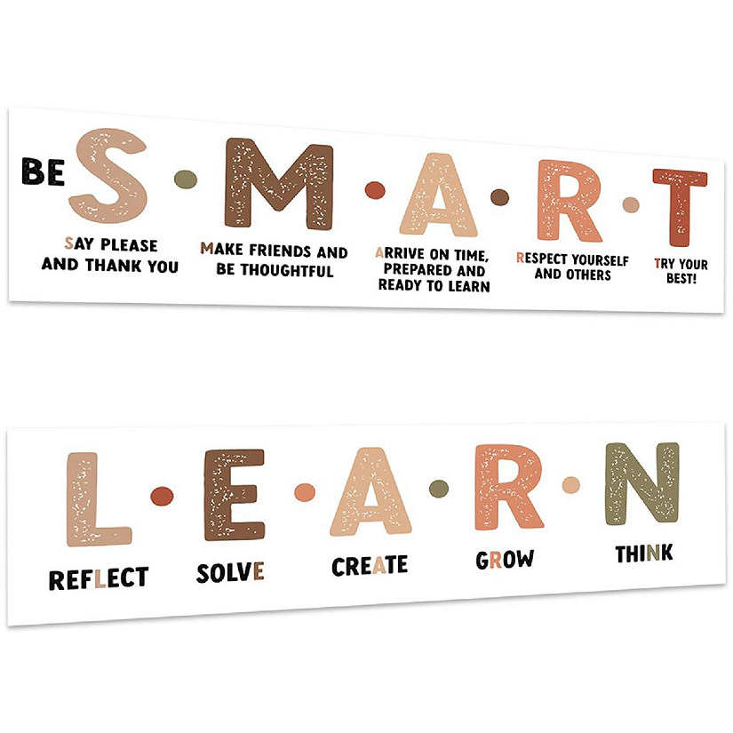 Smart &amp; Learn Classroom Banner - 13 x 48 Inch Image
