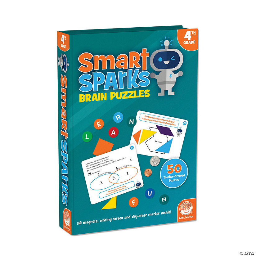 Smart Sparks Brainy Puzzles: Grade 4 Image