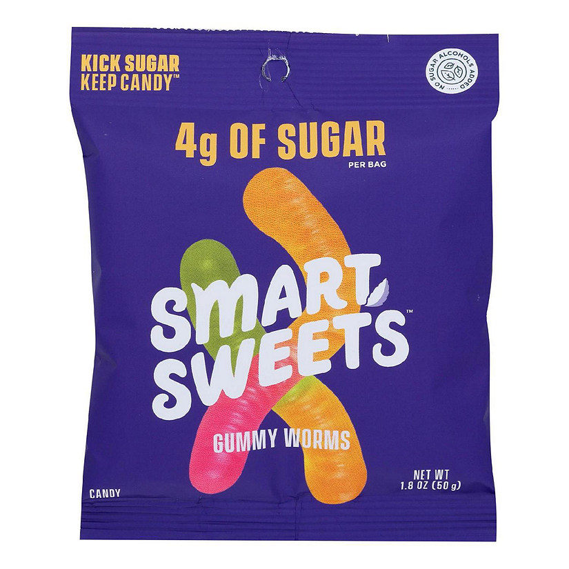 Smartsweets - Gummy Worms - Case of 12-1.8 OZ Image