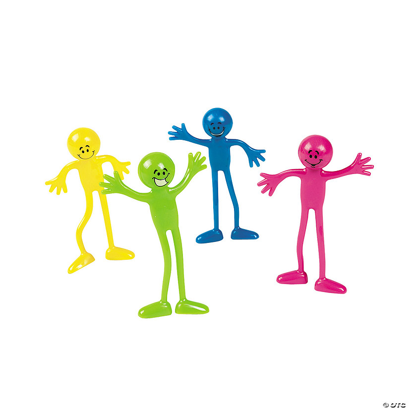 Smile Face Bendables - 24 Pc. Image