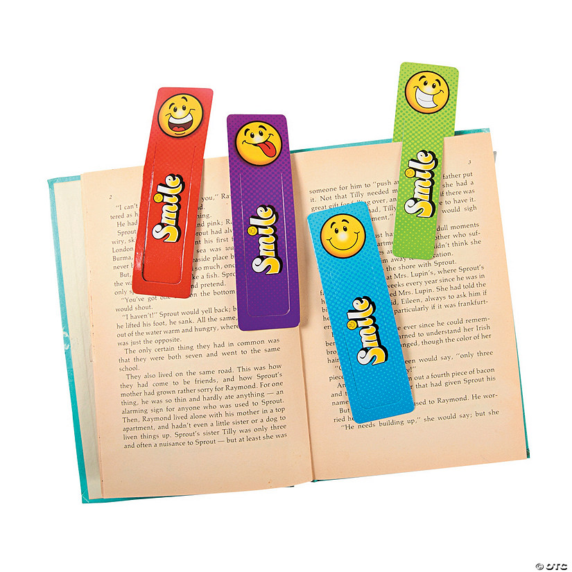 Smile Face Bookmarks | Oriental Trading