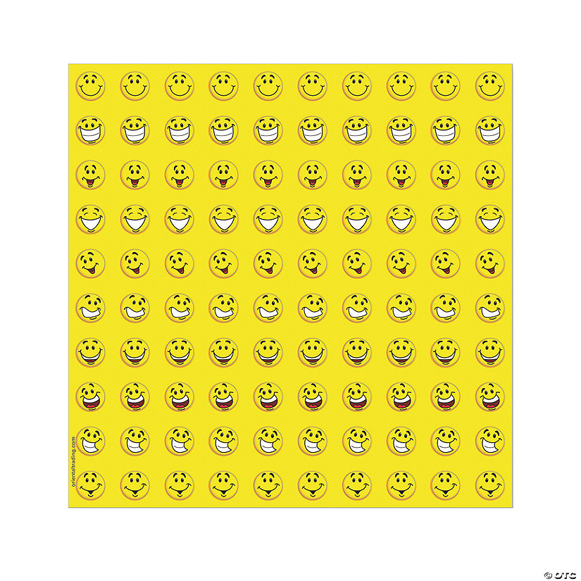 Smile Face Mini Stickers - 800Pc. Image
