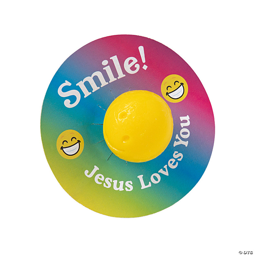 Smile Jesus Loves You Lollipop Handouts for 12 Image