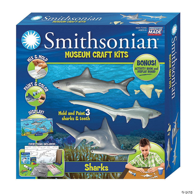 Smithsonian Craft Kit Sharks Image