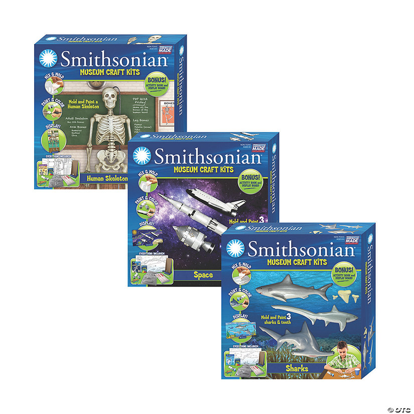 Smithsonian Craft Kits Set of 3 Discontinued