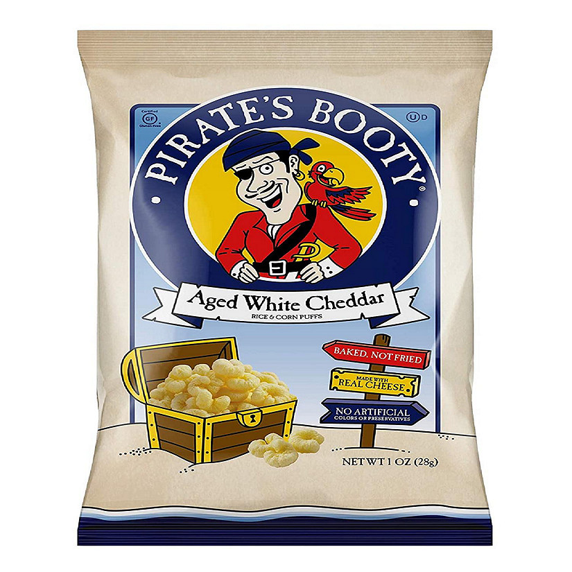 Snack Puffs, Aged White Cheddar, 1 oz(Case of 12) Image
