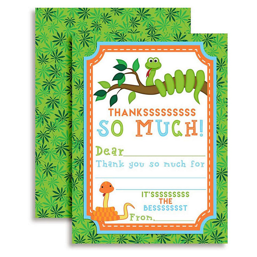 Snake Thank You 20pc. by AmandaCreation Image