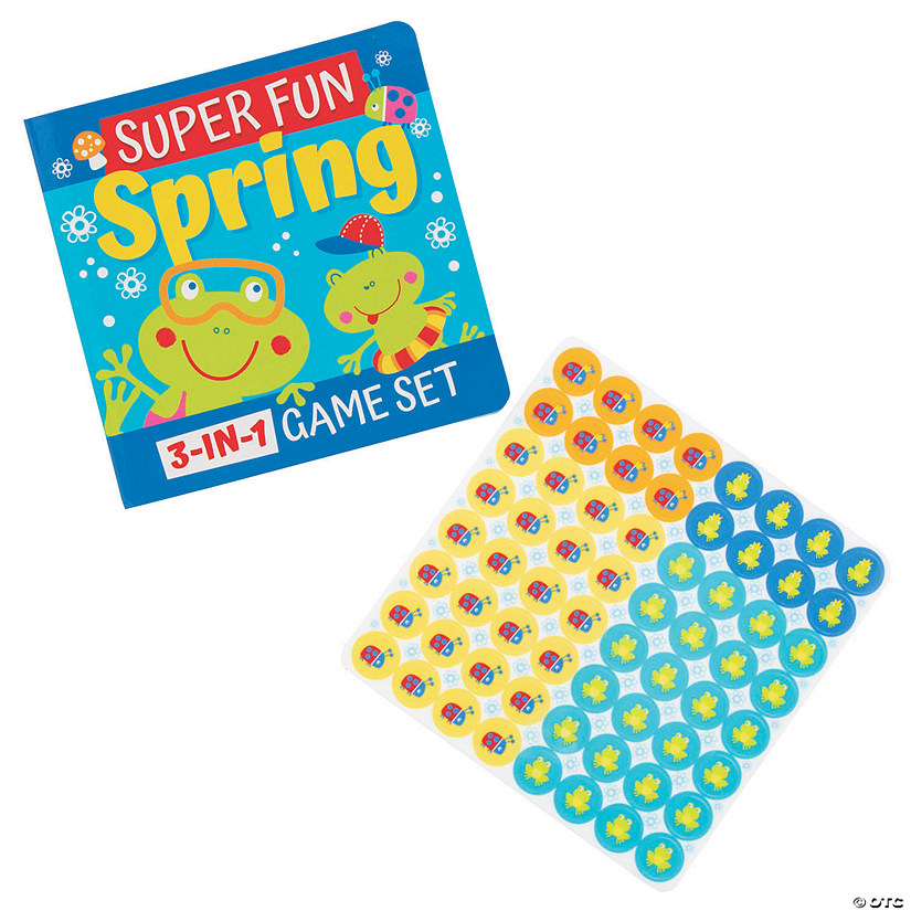 Snappy Spring 3-In-1 Game Sets - 12 Pc. Image