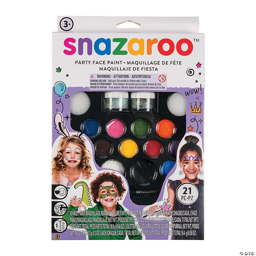 Snazaroo&#8482; Ultimate Party Face Painting Supplies Kit - 21 Pc. Image