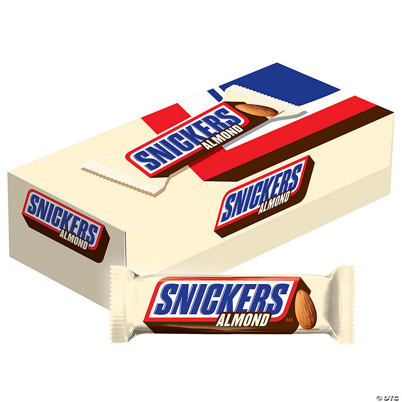 Snickers Almond Full Size Bar, 1.76 oz, 24 Count Image