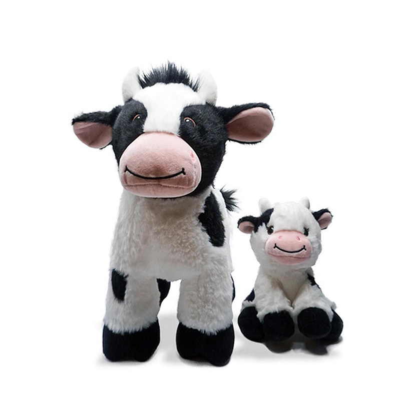 Snooze Monsters Interactive Bedtime Plush Set  Cow With Baby Image