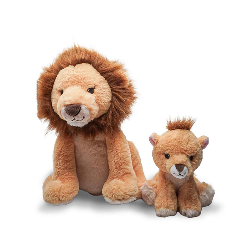 Snooze Monsters Interactive Bedtime Plush Set  Lion With Baby Image