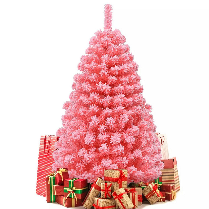 Snow Flocked Artificial Christmas Image