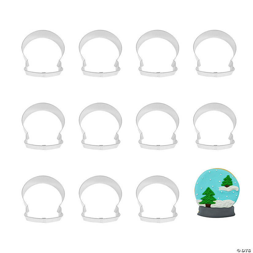 Snow Globe/Crystal Ball 3.5"Cookie Cutters Image