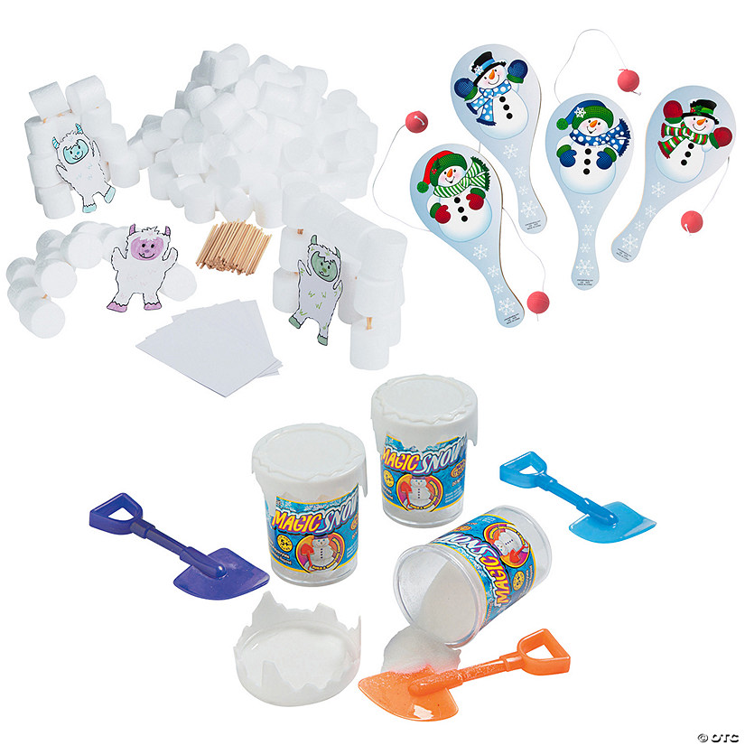 Snow Much Fun Winter Activity Kit for 10 Oriental Trading