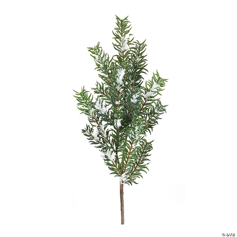 Snow Pine Spray (Set Of 6) 30"H Plastic Image