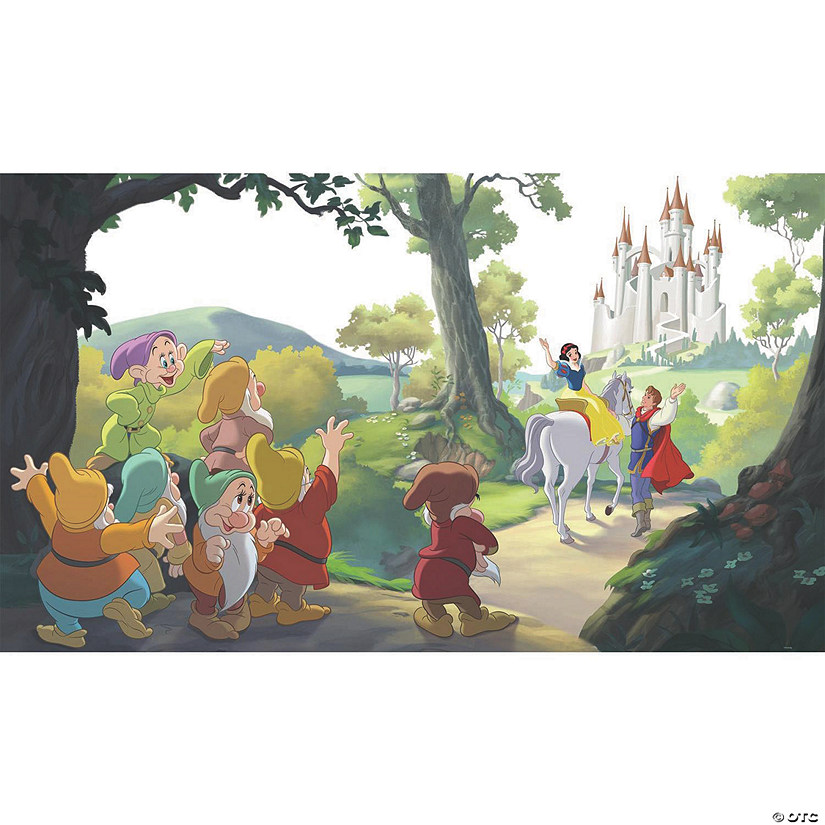 Snow White 'Happily Ever After' Prepasted Wallpaper Mural Image