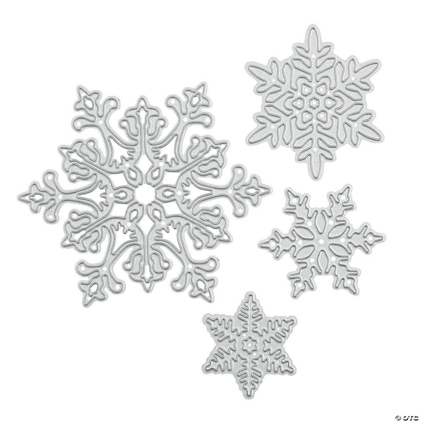 Snowflake Cutting Dies - 4 Pc. Image