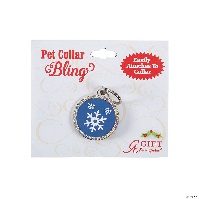 Snowflake Pet Tag Oriental Trading