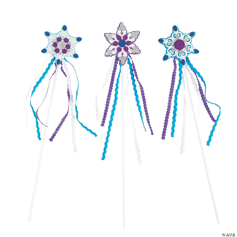 Snowflake Wand Craft Kit Makes 12