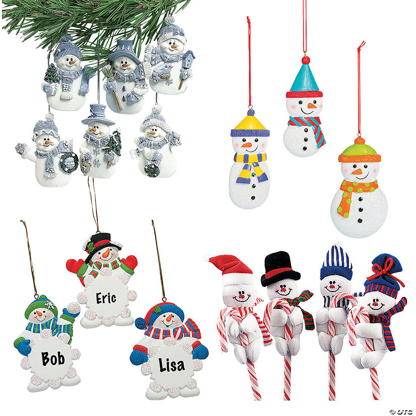 Snowman Christmas Ornament Kit - 48 Pc. Image