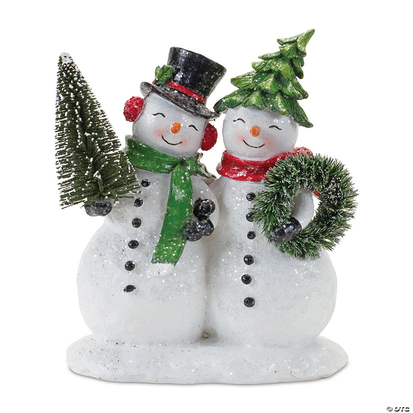 Melrose Resin Snowman Decor 3-Piece Set