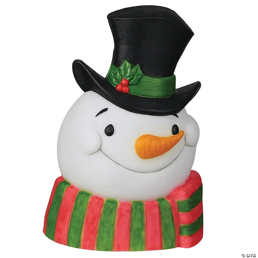 Snowman Plaque with Sound & Lights Image