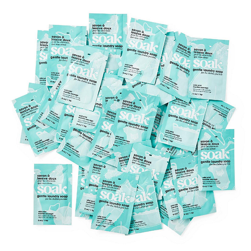 Soak Wash SingleUse Sample Size 48/PkgWild Mint Oriental Trading