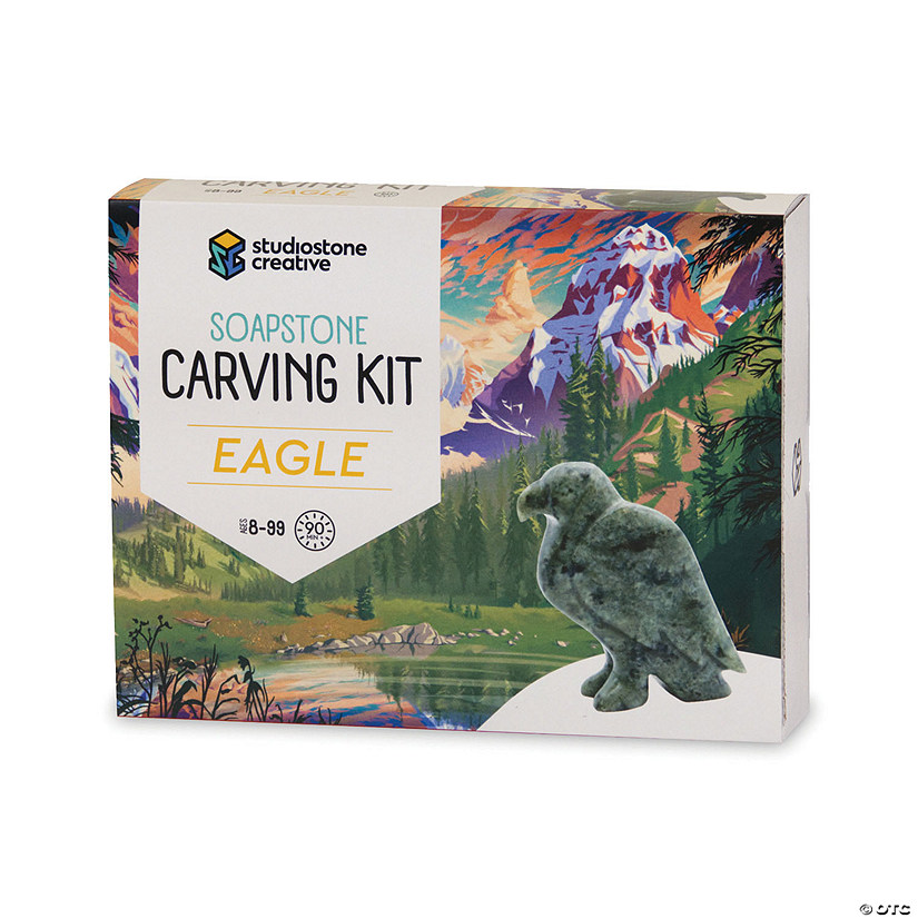 Soapstone Carving Kits: Eagle Image