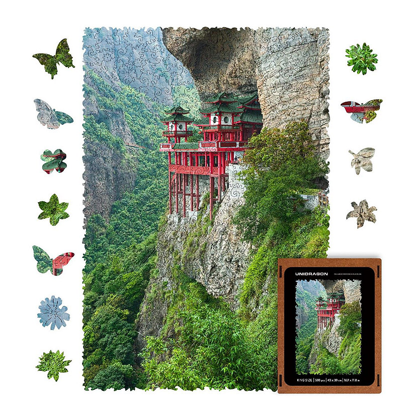 Soaring Temple 125 Piece Wooden Jigsaw Puzzle Image