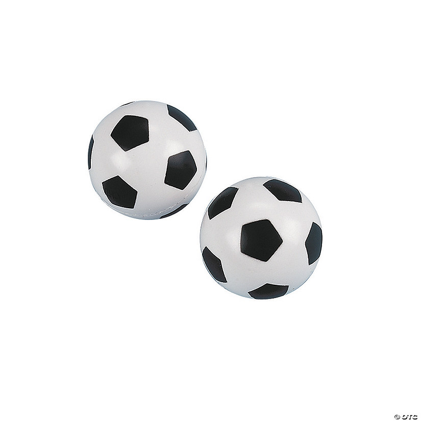 Soccer Ball Bouncy Balls - 12 Pc. Image