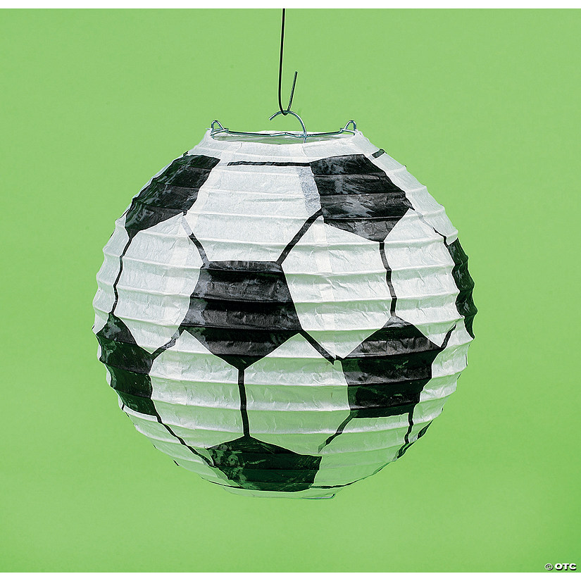 Soccer Ball Hanging Paper Lanterns Discontinued