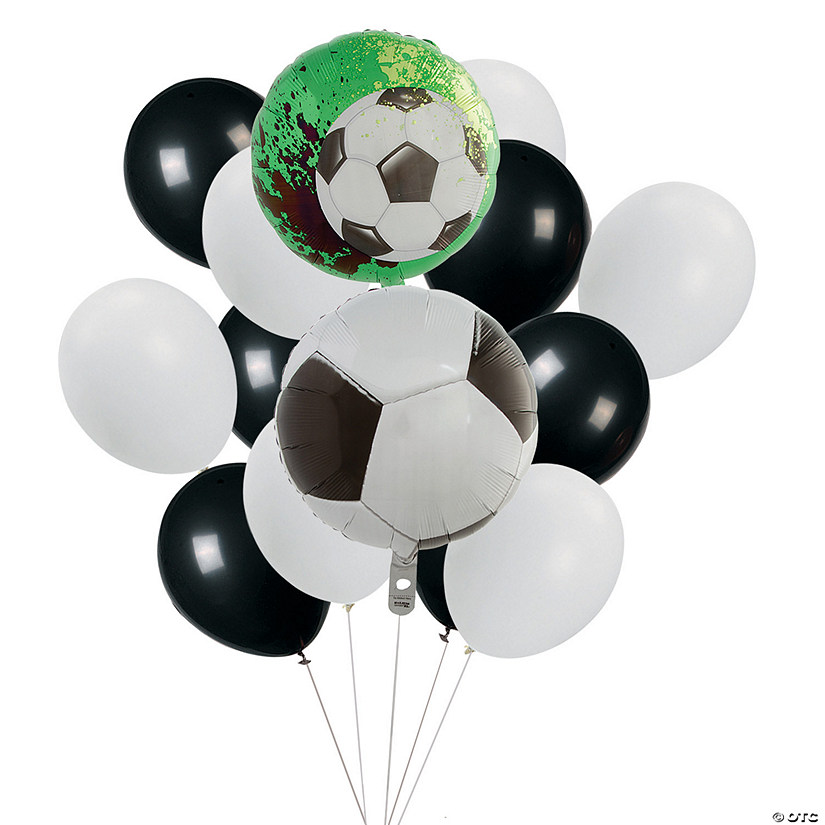 Soccer Balloon Bouquet - 27 Pc. Image
