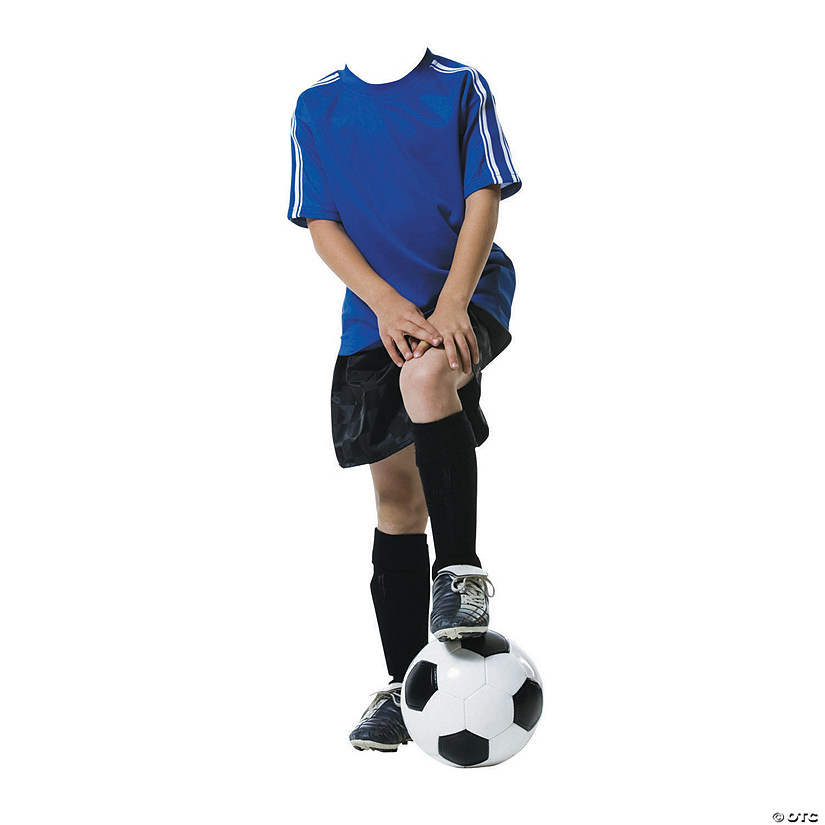 Soccer Boy Cardboard Photo Stand-Up Image
