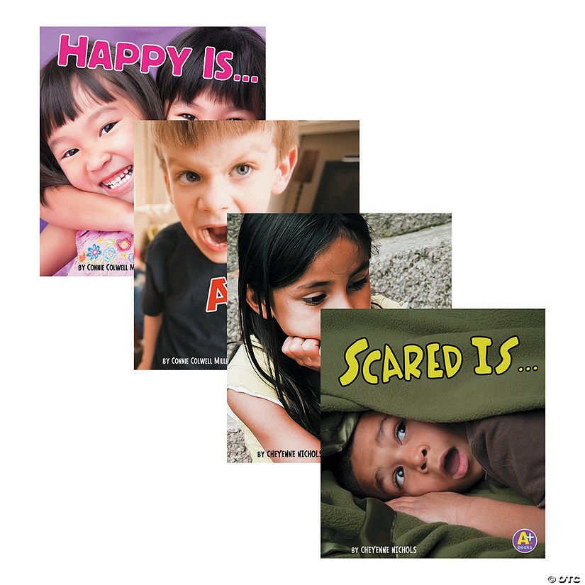 Social Emotional Learning Know Your Emotion Educational Book Set- 4 Pc. Image