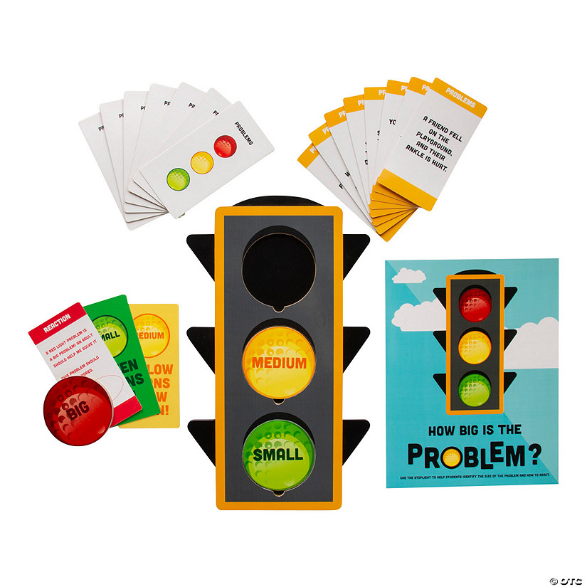 Social Emotional Learning Problem Solving Stop Light Activities - 23 Pc. Image