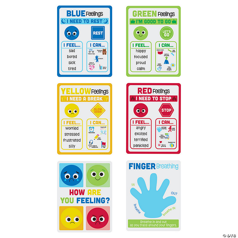 Social Emotional Learning Strategy Posters - 6 Pc. Image